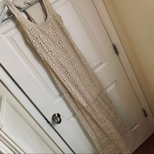 3 for $25 Crochet Lace Maxi Dress Ivory